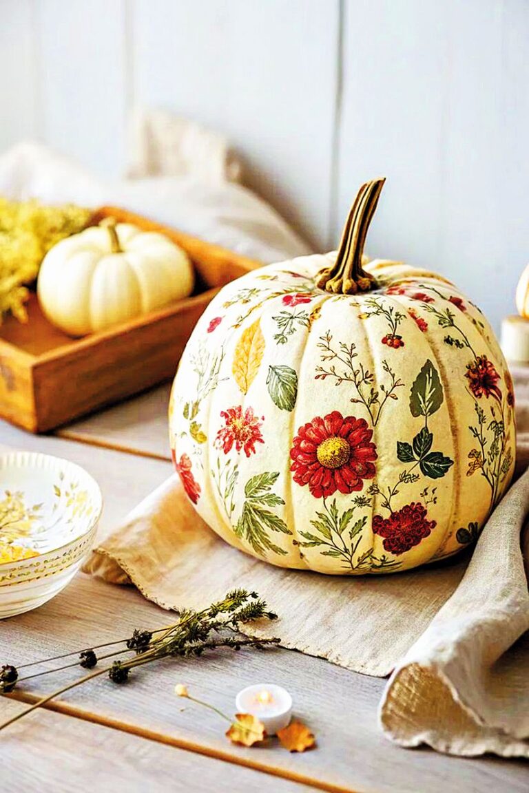 Stačí hezká látka, kterou vycpete třeba vatou, a dýně je na světě.