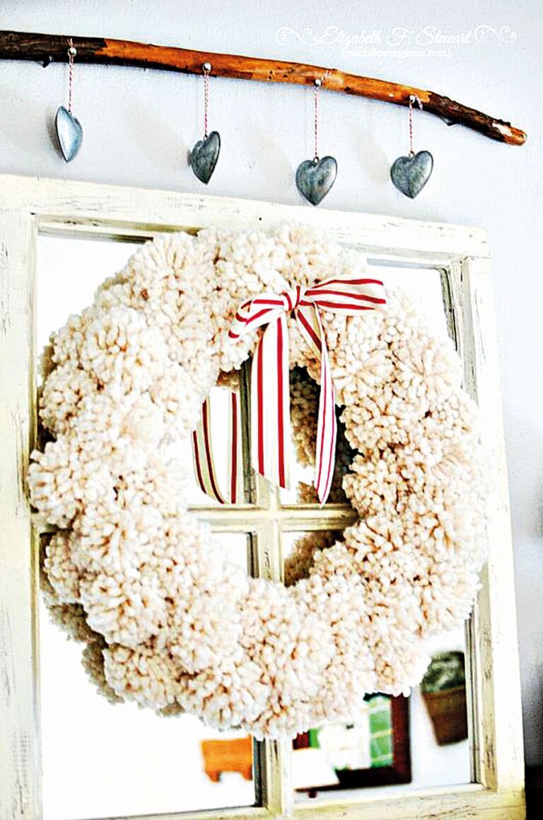 Ozdobný sněhový věnec