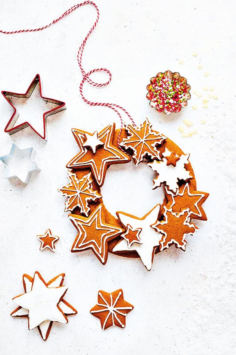 Voňavý perníkový věnec