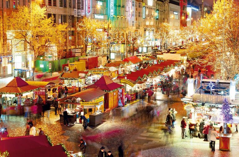 Praha, Václavské náměstí: Až budete obcházet pražské trhy, tento nesmíte vynechat.