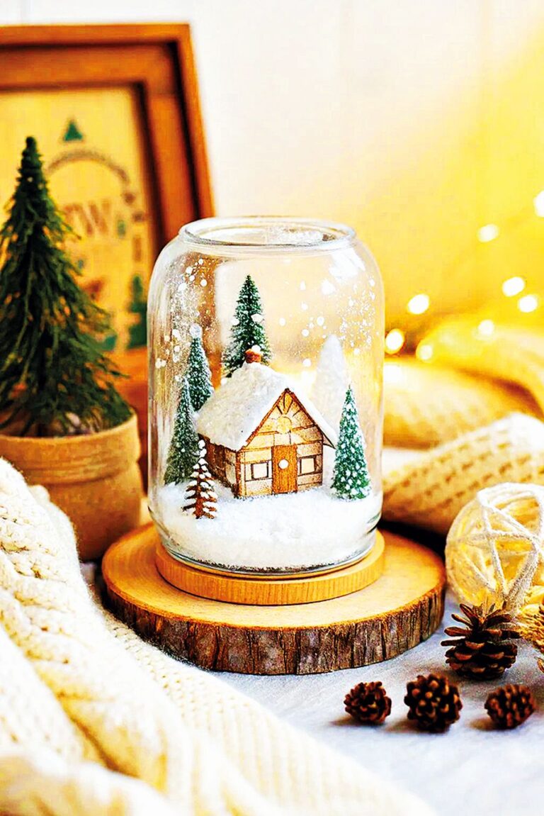 Zasněžená zimní krajina