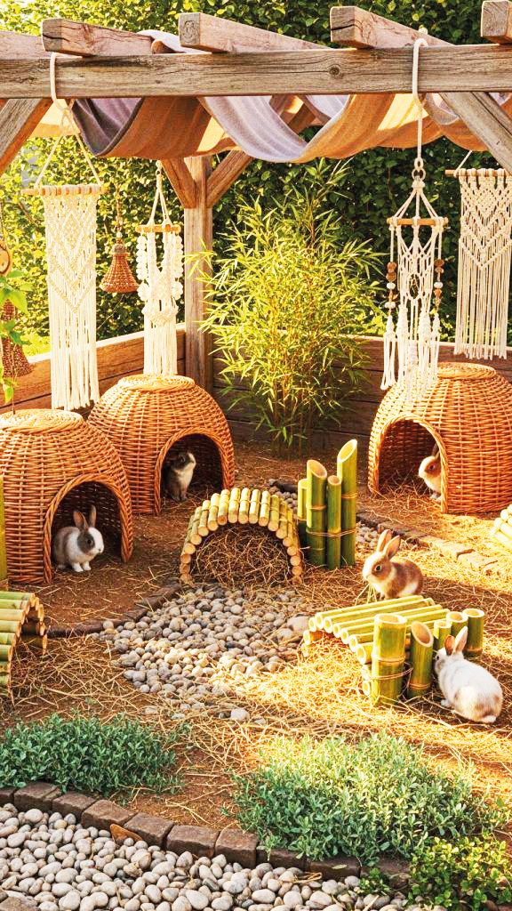 S králíky je zábava, zvlášť když jim vyrobíte dokonalé útočiště.