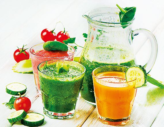 Zeleninová smoothies jsou také dobrou volbou.