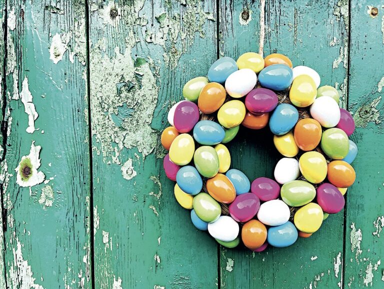 Věnec z kupy vajec
