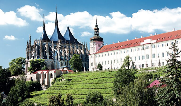 Chrám sv. Barbory je opravdu impozantní.