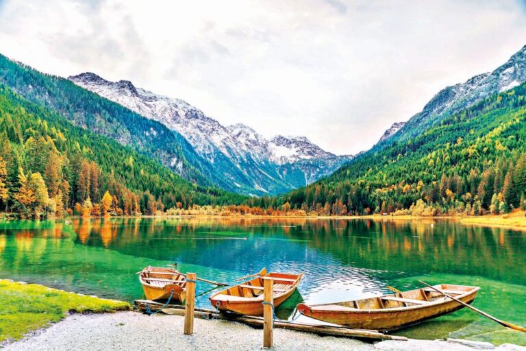 Jezero Jägersee patří k nejfotogeničtějším místům regionu.