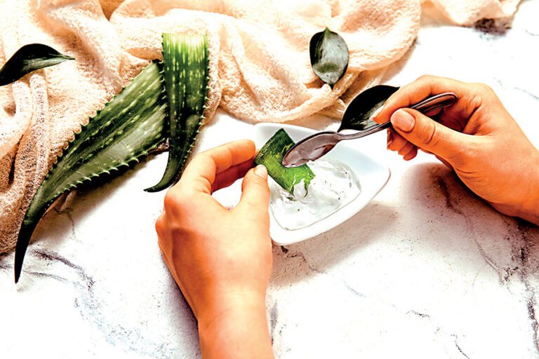 Lepší je být připraven. Mějte po ruce vychlazený aloe gel.
