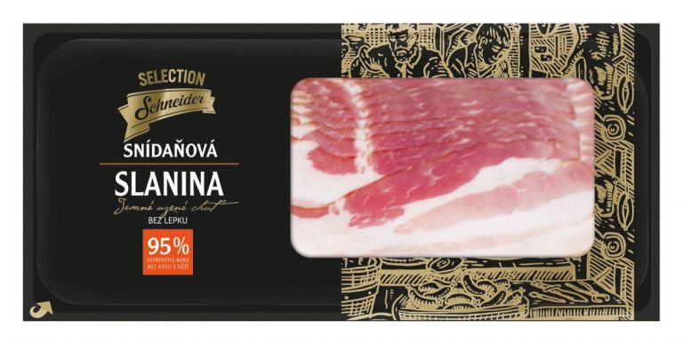 Snídaňová slanina bez lepku z řady Schneider Selection