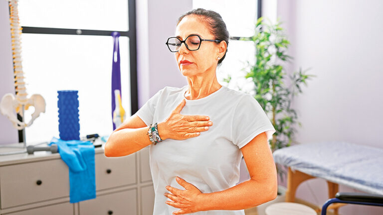 Dechová cvičení vás zklidní a pomohou s vyčerpáním.