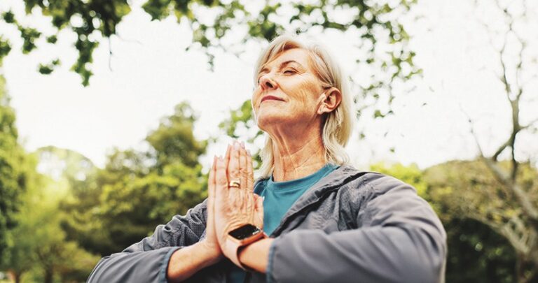 Meditace přináší pohodu.