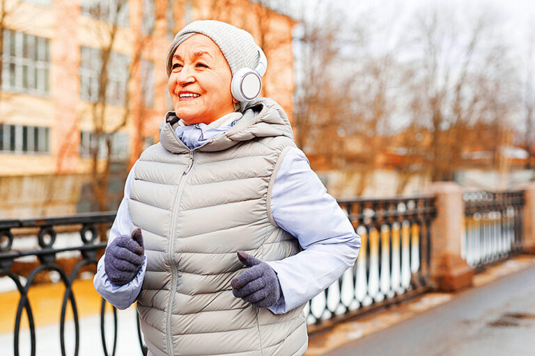 Při pohybu nezapomeňte zhluboka dýchat.