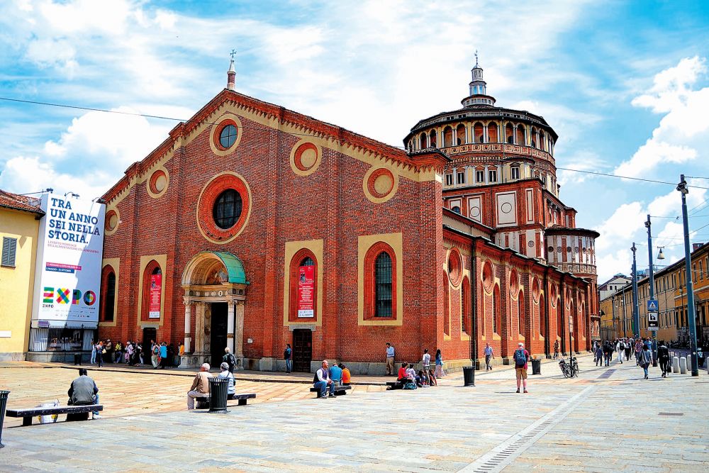 Renesanční kostel Santa Maria delle Grazie skrývá právě da Vinciho originál.