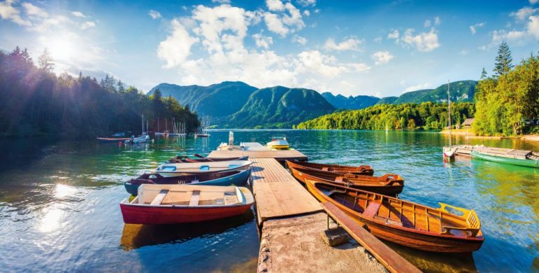 Taková ranní vyjížďka na jezero Bohinj ve vás zůstane hodně dlouho!